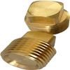 SUONE 2PS 1/2 "NPT Solid Brass Drain Plugs Commonly Used for Ship Hulls Solid Brass Ship Hulls are Equipped with Spare Garboard Drain Plugs (Resistant to Seawater and Rust) view 3