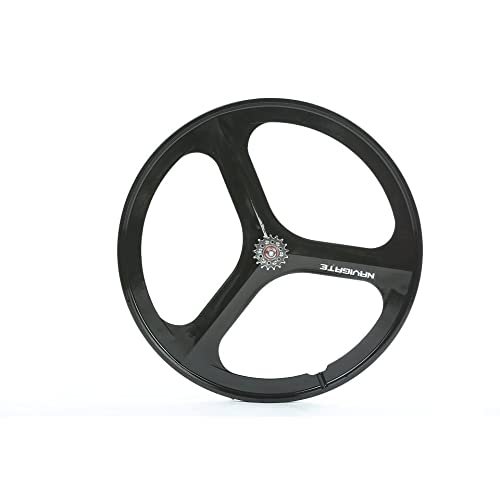 700C Fixed Gear City Bike Wheels, lightest and Strongest Magnesium Alloy Material Mountain Bike Rims Magnesium Alloy Material(Front Black cokor)