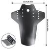 2PCS Mountain Bike Fender MTB Mud Guard, Adjustable Carbon Fiber Bicycle Mudguard Front + Rear Fender Set Compatible with 26"/27.5"/29" Waterproof Mountain Bike Mud Guards, Easy to Install view 2
