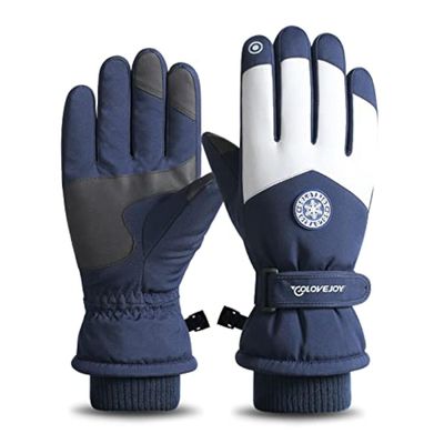 JJZS Winter Ski Snow Gloves for Men, Women, Youth | Touchscreen & Waterproof & Windproof Cold Weather Hand Warming Gloves for Skiing, Snowboarding, Cycling, Running, Winter Work