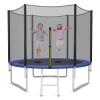 Giantex 10Ft ASTM Approved Trampoline for Adults Kids, Wear-Resistant Outdoor Large Recreational w/Enclosure, Ladder (10Ft 3 Legs) view 1