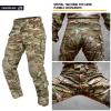 YEVHEV G3 Combat Pants Tactical Trousers Military Apparel Camouflage Clothing Paintball Gear with Knee Pads for Men (US, Alpha, Small, Regular, Regular, Camouflage) view 3