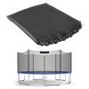 Giantex Replacement Trampoline Mat, High-Elastic PP Weather-Resistant Mat Fits 8 10 12 14 16ft Round Frame, Spring Not Included (15Ft w/ 96 V-Hooks 5.5'' Spring) view 1