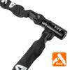 AXA Linq 180 - Bicycle Lock - Chain Lock - High Security - Security Level 14 - Extra Long: 180 cm - Steel Links 9.5 mm - Black Polyester Cover view 3