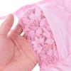 Sywiyi Mens Underwear Sissy Lace Unlined Shelf Bra Tops Adjustable Shoulder Straps Bralette Pink XX-Large view 4
