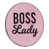 Boss Lady Brooch Attitude Quote Pin Feminist Badge Backpack Bag Fashion Accessories Gift for Women Lapel Pin for Shirt Hat Jacket (a) view 1