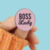 Boss Lady Brooch Attitude Quote Pin Feminist Badge Backpack Bag Fashion Accessories Gift for Women Lapel Pin for Shirt Hat Jacket (a) view 4