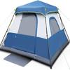 6 Person Tent, Tents for Camping,6 Person 60 Seconds Set Up Camping Tent, Waterproof Pop Up Tent with Top Rainfly, Instant Cabin Tent, Advanced Venting Design, Provide Gate Mat view 1