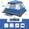 6 Person Tent, Tents for Camping,6 Person 60 Seconds Set Up Camping Tent, Waterproof Pop Up Tent with Top Rainfly, Instant Cabin Tent, Advanced Venting Design, Provide Gate Mat view 2
