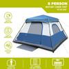 6 Person Tent, Tents for Camping,6 Person 60 Seconds Set Up Camping Tent, Waterproof Pop Up Tent with Top Rainfly, Instant Cabin Tent, Advanced Venting Design, Provide Gate Mat view 3