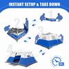 6 Person Tent, Tents for Camping,6 Person 60 Seconds Set Up Camping Tent, Waterproof Pop Up Tent with Top Rainfly, Instant Cabin Tent, Advanced Venting Design, Provide Gate Mat view 4