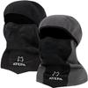 ATEPA Balaclava Ski Mask Thermal Winter Face Mask for Cold Weather Winter Skiing Snowboarding Motorcycling Cycling Running Ice Fishing Windproof Ski Face Mask for Men Women, Black Grey 2 Packs Fleece view 1