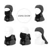 ATEPA Balaclava Ski Mask Thermal Winter Face Mask for Cold Weather Winter Skiing Snowboarding Motorcycling Cycling Running Ice Fishing Windproof Ski Face Mask for Men Women, Black Grey 2 Packs Fleece view 4