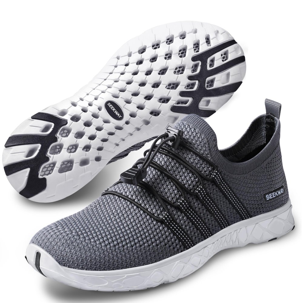 SEEKWAY Mens Womens Water Shoes Quick Dry Aqua Shoes Barefoot for Beach Surf Hiking Pool Water Sports