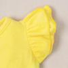 Magic Park 12M-14Y Baby Girl Blouse Toddler Short Long Ruffle T-Shirts Kids Girl Solid Color Tee Casual Tops for Girls (0033G_Yellow, 2-3 Years) view 2