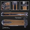 Ganzo Adimanti Samson-BR Pocket Folding Knife D2 Steel Blade G10 Anti-Slip Handle with Clip Hunting Fishing Camping Outdoor EDC Pocket Knife (Brown) view 4
