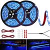 LED Boat Strip Lights, 32.8FT Marine Pontoon Led Lights, Waterproof Boat Interior Light, Under Gunnel Lights, Boat Deck Light, Night Fishing Lights, Good for Pontoon Bass Fishing Yacht Kayak (Blue) view 1
