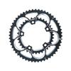 MYEEI 110 BCD Road Bicycle Chain Wheel BCD 110 52T 36T Sprocket Folding Bike Crown Chainwheel MTB Chainring Aluminium Double Speed (Color : 52/36T Black) view 1