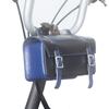 London Craftwork Leather Bag Compatible with Brompton Folding Bikes Black Blue Box-bl-Blue view 1