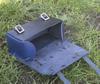 London Craftwork Leather Bag Compatible with Brompton Folding Bikes Black Blue Box-bl-Blue view 2