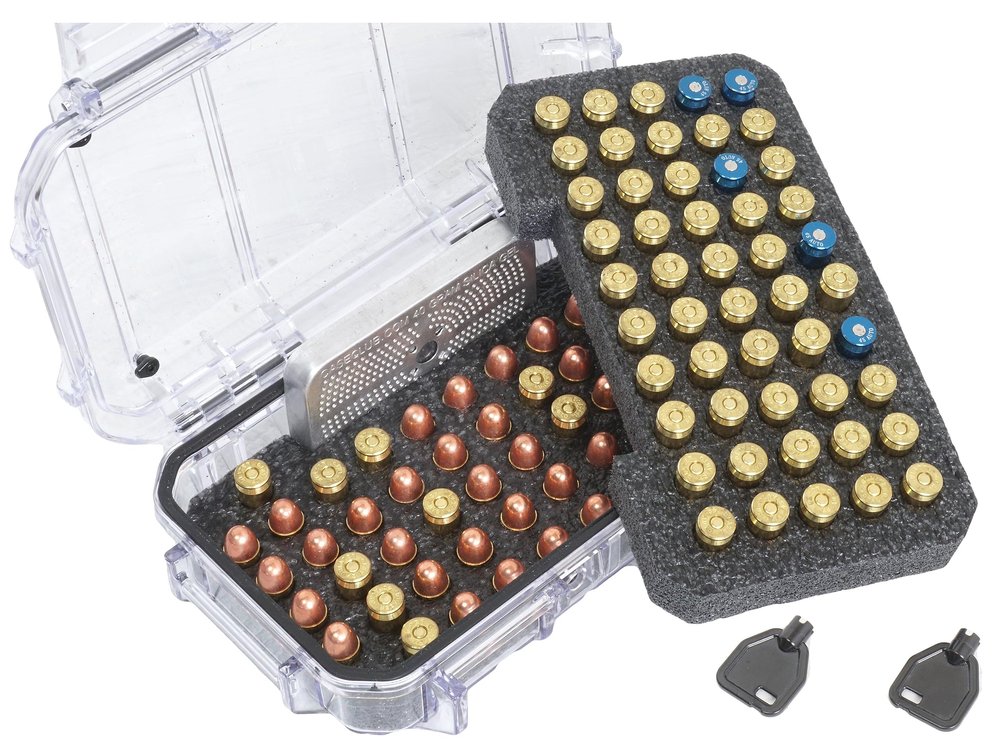 Case Club x105 .45 ACP Long Term Storage Case with Silica Gel Dessicant, Lockable
