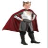 Kid's Knight Costume, Royal Lionheart Knight Outfit, Boys King Costume with Cape and Crown Medium view 1