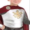 Kid's Knight Costume, Royal Lionheart Knight Outfit, Boys King Costume with Cape and Crown Medium view 3