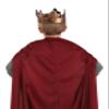 Kid's Knight Costume, Royal Lionheart Knight Outfit, Boys King Costume with Cape and Crown Medium view 4