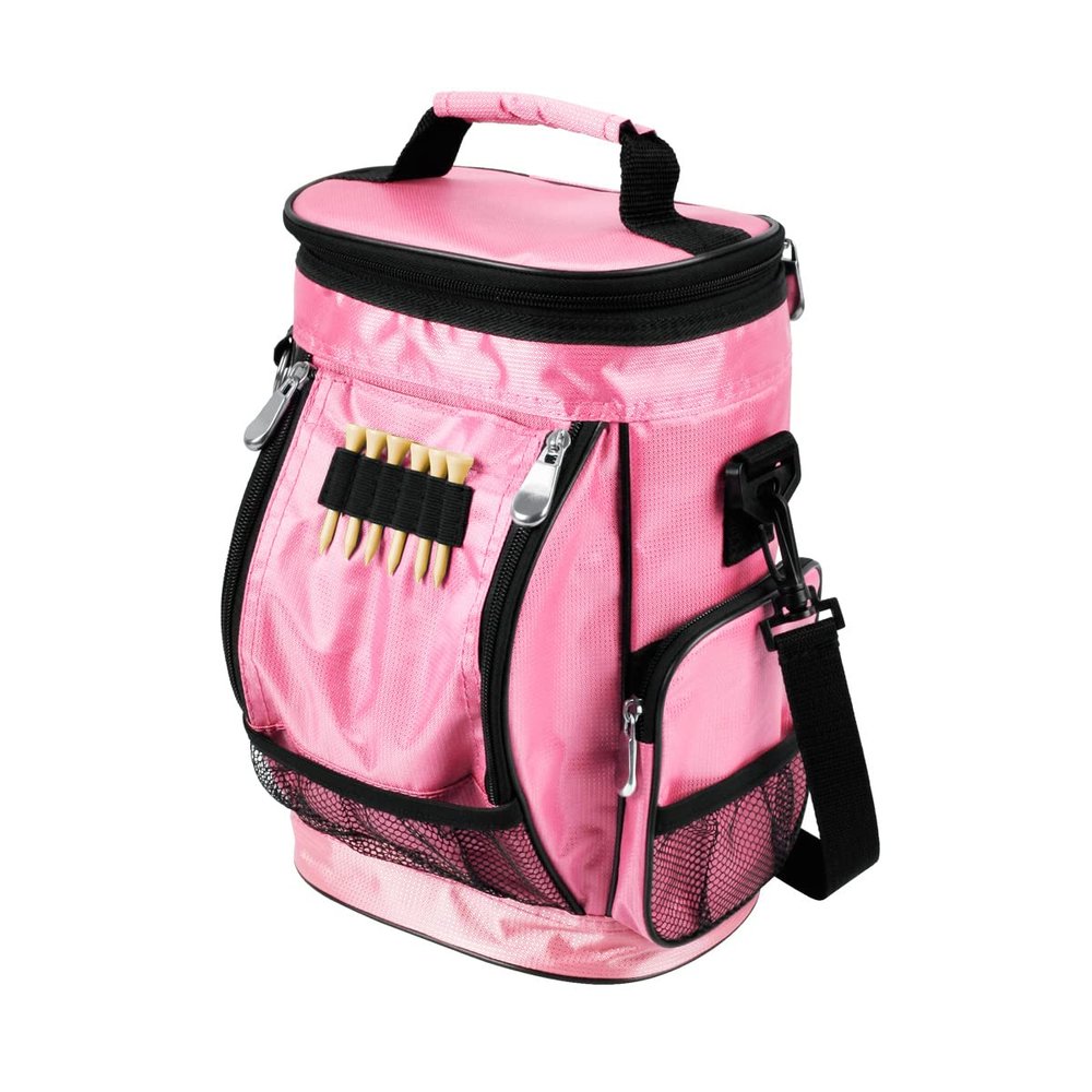 Intech Golf Bag Cooler & Accessory Caddy, Pink 12" X 8" X 6"