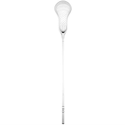 Warrior Sports 2022 Warrior Burn Warp Complete Lacrosse Stick, Attack (High Whip, White)