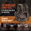 ALPS OutdoorZ Grand Slam Turkey Vest Featuring Removable Sit Anywhere Kickstand Frame and Fold-Away Seat, Large Game Bag, and Cell Phone Use in Pocket, XL, Realtree Timber view 3