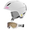 Giro Launch MIPS CP Youth Snow Ski Helmet w/Matching Goggles Matte White w/White Zoom XS (48.5-52cm) view 1