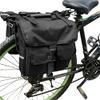 Waterproof Heavy Duty Electric Bike Ebike Bicycle Rear Rack Saddle Bags (Color: Black 1) view 1