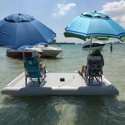 Inflatable Commercial Grade PVC Floating Fishing Platform Dock Pier W/Pump NEW