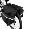 Waterproof Heavy Duty Electric Bike Ebike Bicycle Rear Rack Saddle Bags (Color: Black 2) view 1