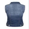 Design by Olivia Women's Sleeveless Button Down Jean Denim Jacket Vest Medium Denim 2XL view 3