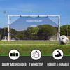 QUICKPLAY Target Net Lite with 5 Target Zones - Practice Shooting and Passing Accuracy (6 x 4') view 2