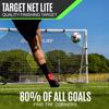 QUICKPLAY Target Net Lite with 5 Target Zones - Practice Shooting and Passing Accuracy (6 x 4') view 3