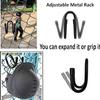 AUXPhome 2 Pack Portable Baseball Helmet Bag Fence Hangers,Fence Hooks,Baseball/Softball Helmet Storage Rack Holder for Baseball Bat Bags Organizer, Backpack and Gloves Hanger, Sports Equipment Caddy view 3