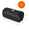Get Out Gear Double Puffy Camping Blanket - Extra Puffy, Packable, Lightweight and Warm | Ideal for Outdoors, Travel, Stadium, Festivals, Beach, Hammock | Water-Resistant Camp Quilt (Black/Blue) view 4