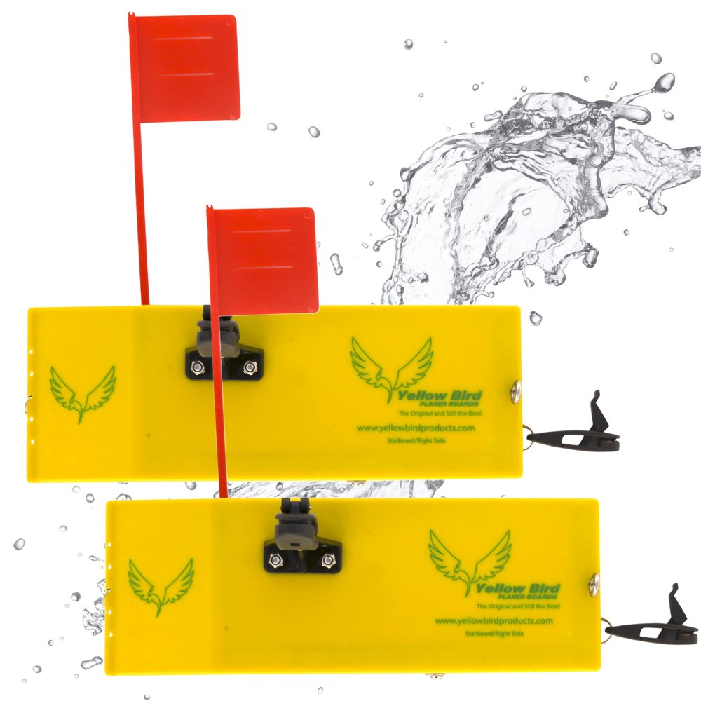 (2-Pack) Planer Boards for Fishing - Includes (2) 10" (Right Side) Boards