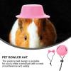 Balacoo Bunny Party Supplies Rabbit Hat Tie Set Guinea Pig Costumes Decorative Pet Bow Small Pet Dress up view 3
