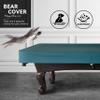 BEARCOVER Heavy Duty Leatherette Billiard Pool Table Cover, Waterproof & Tearproof Cover for Pool Table 7/8/9FT (10 Colors Available) (9 Feet/Malachite Green) view 4