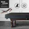 BearCover Heavy Duty Leatherette Billiard Pool Table Cover, Waterproof & Tearproof Covers for Pool Table 7/8/9FT Fitted (9 Feet/ Black) view 4