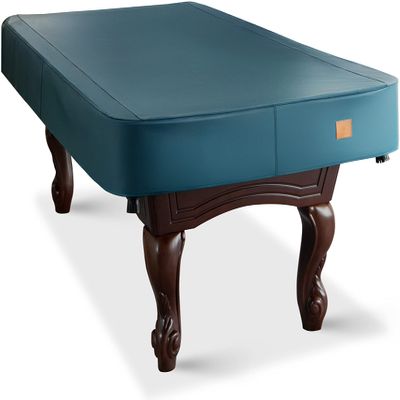 BEARCOVER Heavy Duty Leatherette Billiard Pool Table Cover, Waterproof & Tearproof Cover for Pool Table 7/8/9FT (10 Colors Available) (7 Feet/Malachite Green)