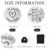 Sureio Pocket Hug Token Gift Long Distance Relationship Keepsake Inspirational Gift Keychain Valentine's Day Gifts(Be Strong Be Brave) view 2