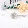Sureio Pocket Hug Token Gift Long Distance Relationship Keepsake Inspirational Gift Keychain Valentine's Day Gifts(Be Strong Be Brave) view 3