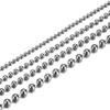 Stainless Steel Silver Ball Chain by INFINIQUE CREATIONS - Bracelet and Silver Necklace for Women and Men, 1mm-5mm, 7'-38', Silver (2mm, 36'', Silver) - 1 Pack view 1
