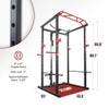 Power Cage with Lat Pulldown 1000 LBs Capacity Power Rack Weight Cage for Men Women Strength Training Powerlifting Home Gym Equipment (Power Cage with Lat Pull Down + Weight Bench + Cable Attachments) view 2