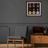 WANLIAN Marathon Medal Display Frame-Medal Display Case-Military Medal Display Cabinet-Marathon Medal Storage BoxFits All Sports Winners, Military Medal Badge Medal 12x12 Inch (Mahogany 6) view 3